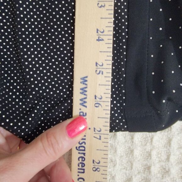 Joseph Ribkoff Belted Tunic Blouse Batwing Short Sleeve Black Plus Size 18 - Picture 11 of 16